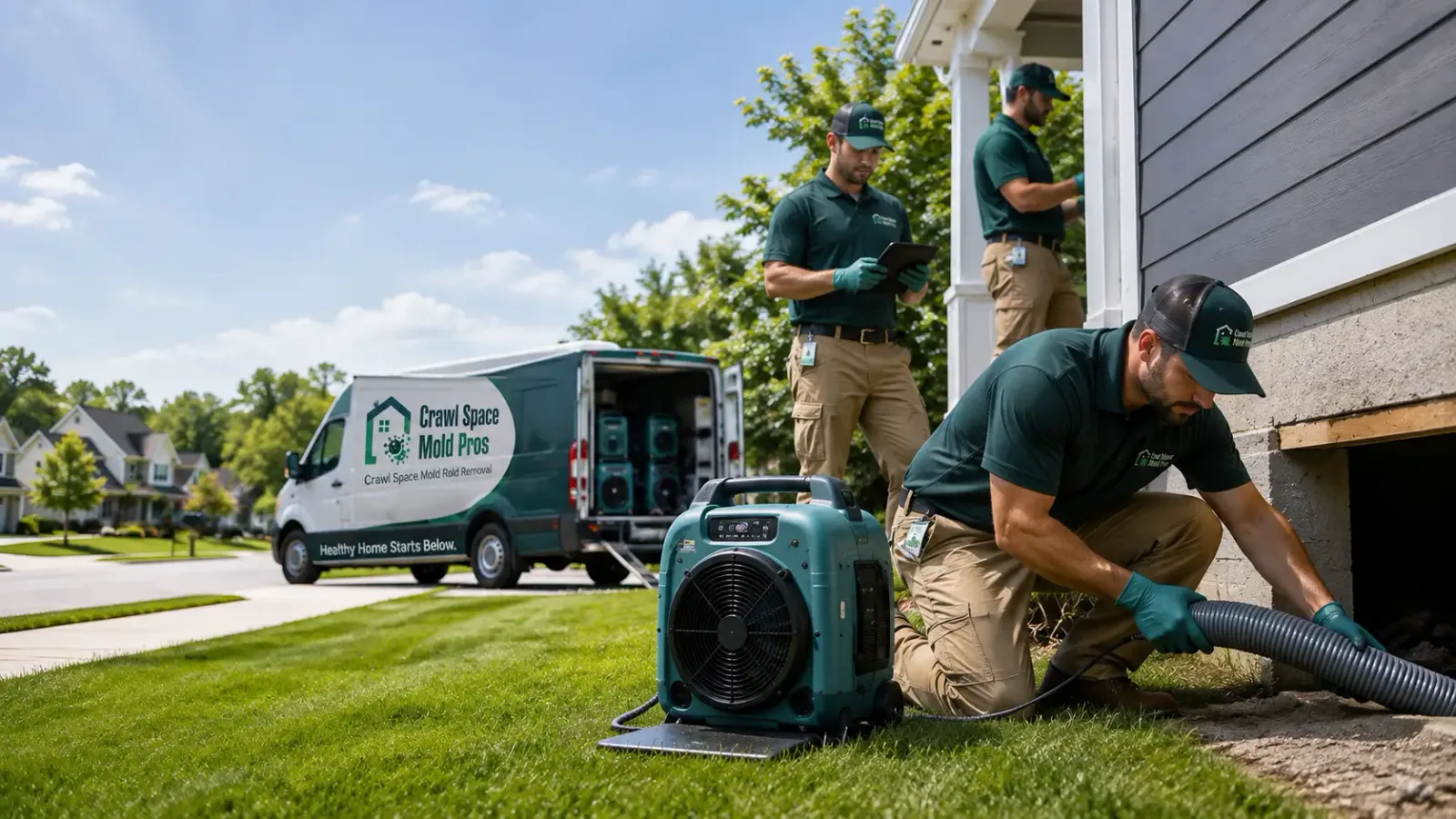 Crawl Space Mold Removal in Weston, WY